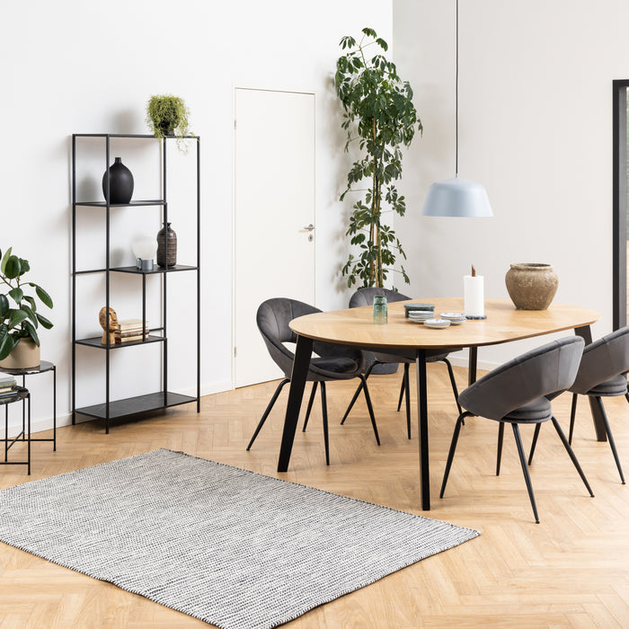 by fonQ Dainty Bijzettafel Ø 42 cm - Zwart