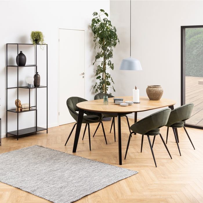 by fonQ Dainty Bijzettafel Ø 52 cm - Zwart