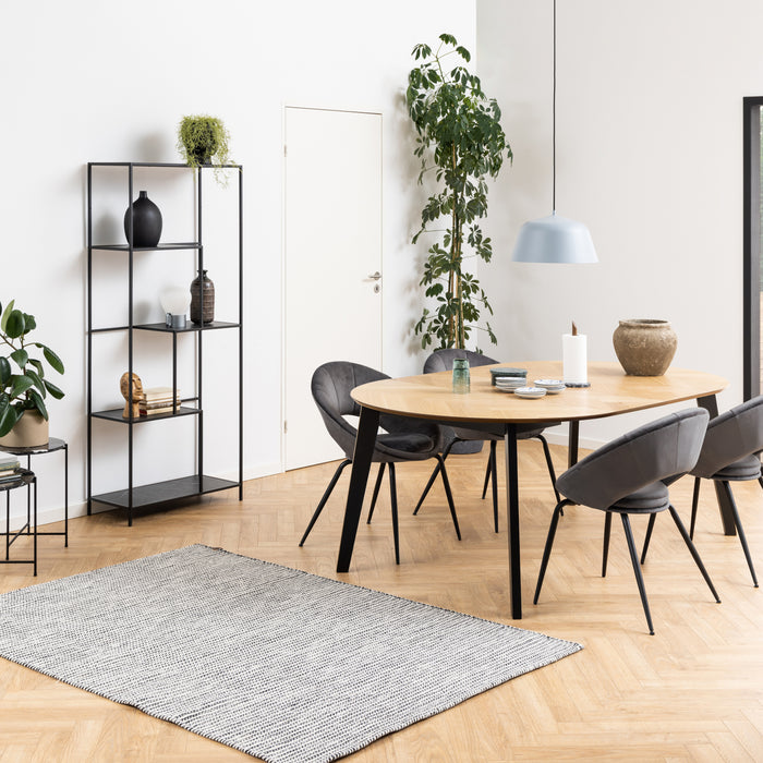 by fonQ Dainty Bijzettafel Ø 52 cm - Zwart