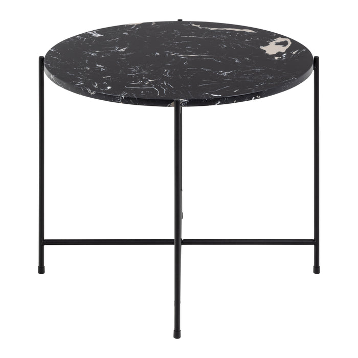 by fonQ Dainty Bijzettafel Ø 52 cm - Zwart