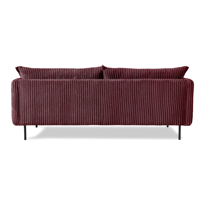 by fonQ Ribbon 3-zitsbank - Rib - Bordeaux