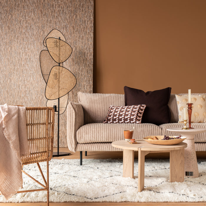 by fonQ Ribbon 4-zitsbank - Rib - Mink