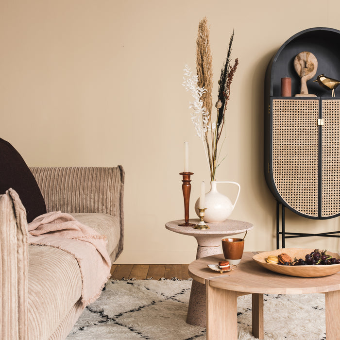 by fonQ Ribbon 4-zitsbank - Rib - Mink