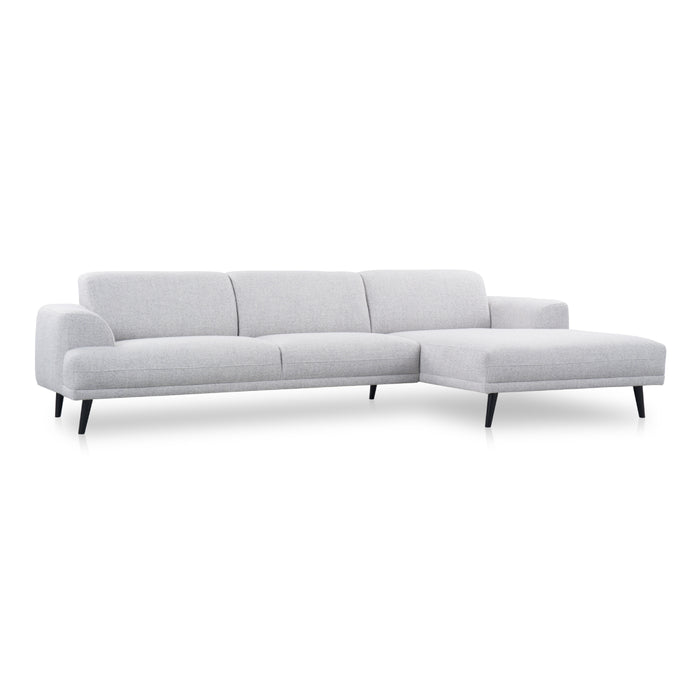 by fonQ Flair Hoekbank met Chaise Longue Rechts - Lichtgrijs