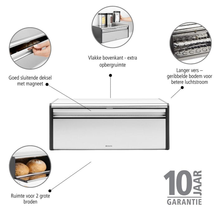 Brabantia Broodtrommel met klepdeksel