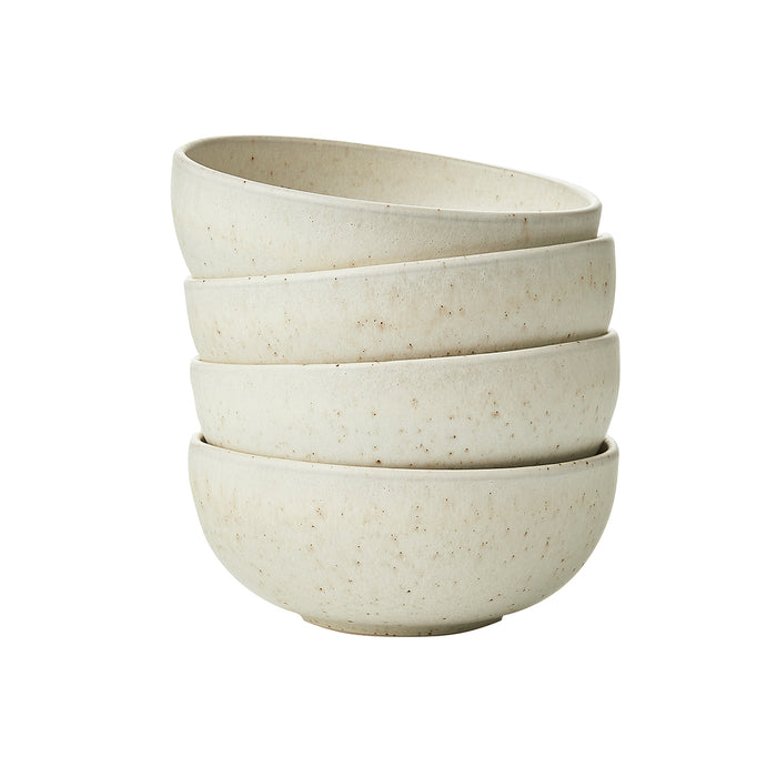 by fonQ Mixed Ceramics Kommen 4st. - Ø 15 cm - Crème