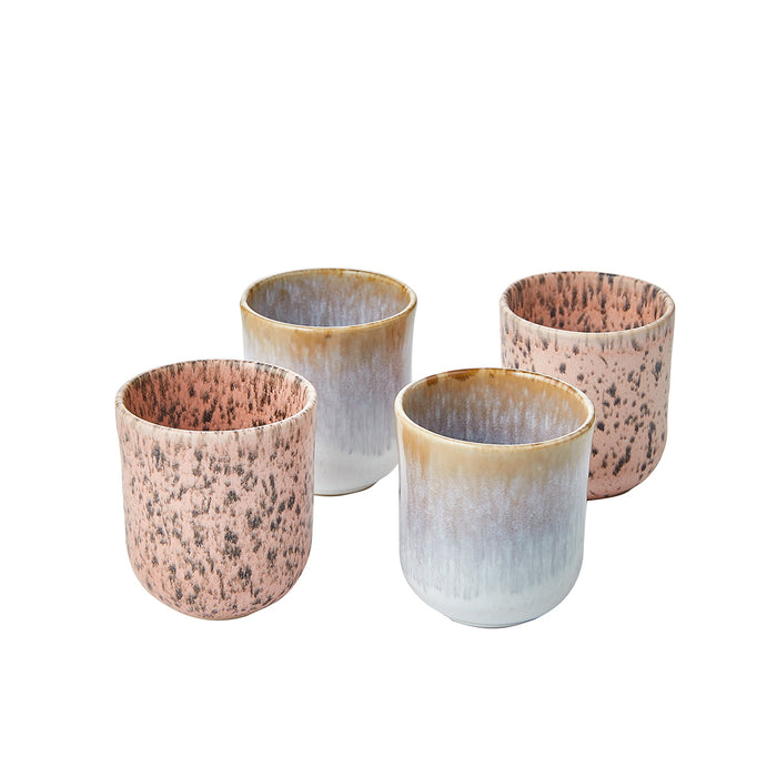 by fonQ Mixed Ceramics Mokken 4st. - 0,2 L - Multicolor