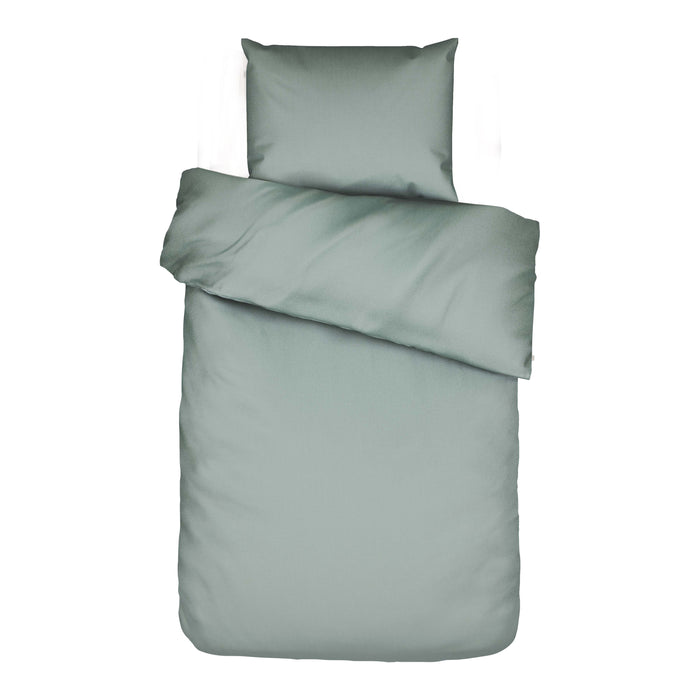 Essenza Minte Dekbedovertrek 140 x 220 cm - Dusty green