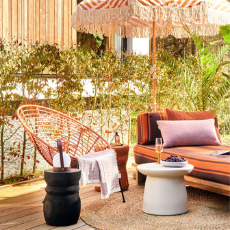 Broste Copenhagen Tide Plaid L 180 x B 130 cm - Bruin