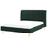 Beliani-MARVILLE -Tweepersoonsbed-Smaragdgroen-180 x 200 cm-Fluweel