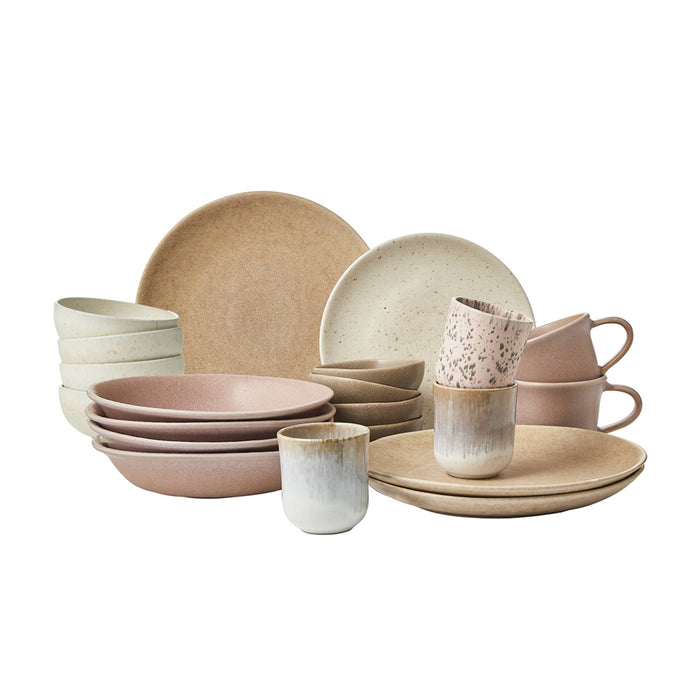 by fonQ Mixed Ceramics Kommen 4st. - Ø 15 cm - Crème