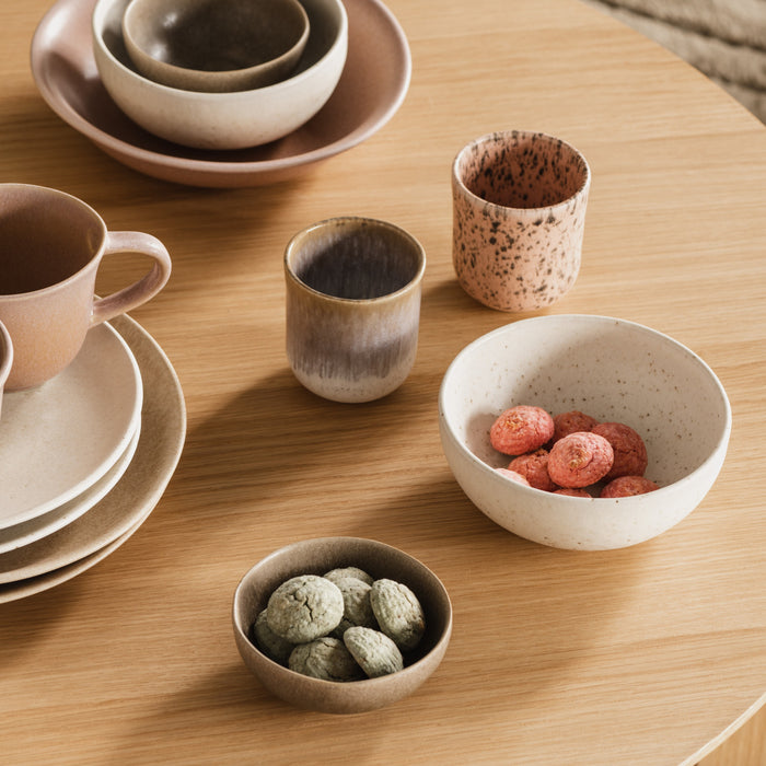 by fonQ Mixed Ceramics Mokken 4st. - 0,2 L - Multicolor