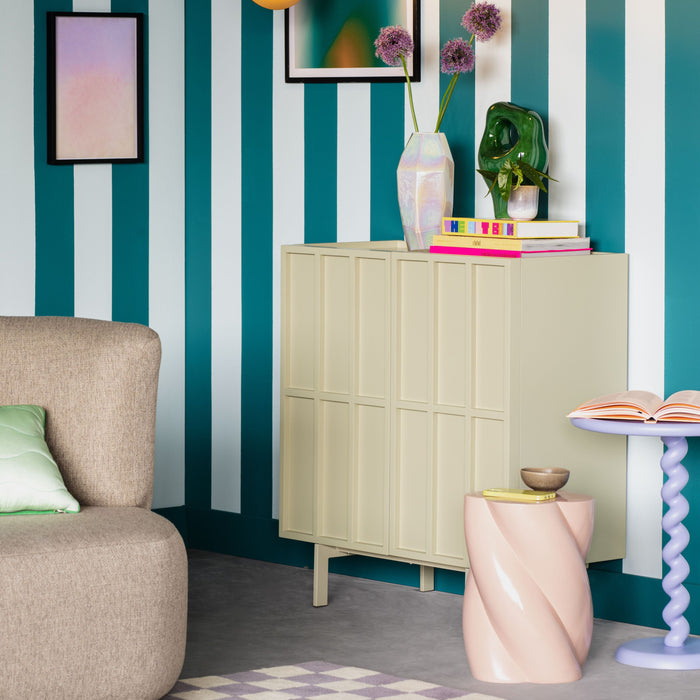 HKliving Cupboard Opbergkast - Pebble