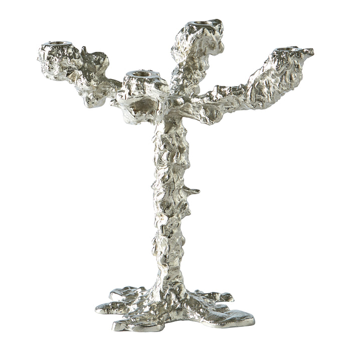 POLSPOTTEN Drip Kandelaar - Zilver