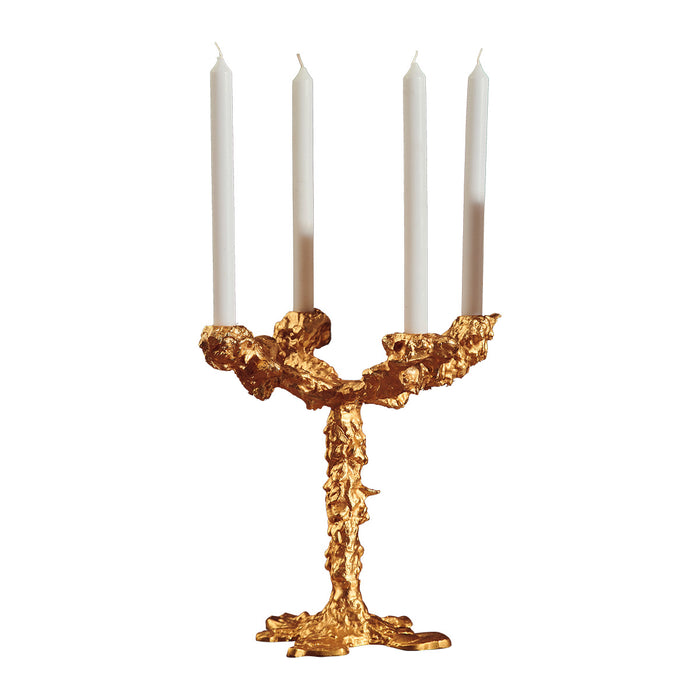 POLSPOTTEN Drip Kandelaar - Goud