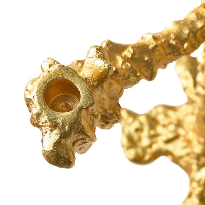 POLSPOTTEN Drip Kandelaar - Goud