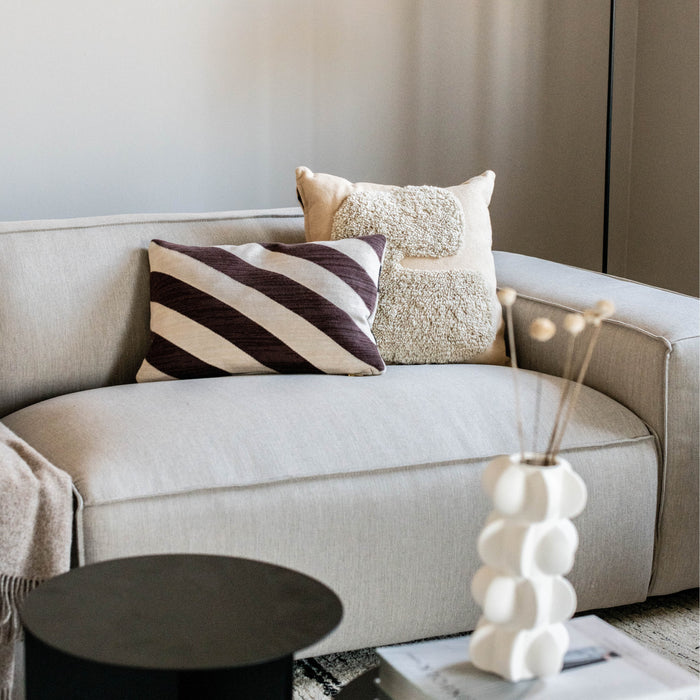 by fonQ Chunky Hoekbank met Chaise Longue Links - Beige