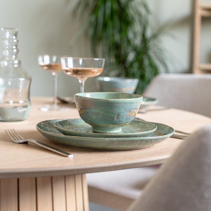 SERAX - Pascale Naessens - Pure Serviesset - 12 delig - Zeegroen