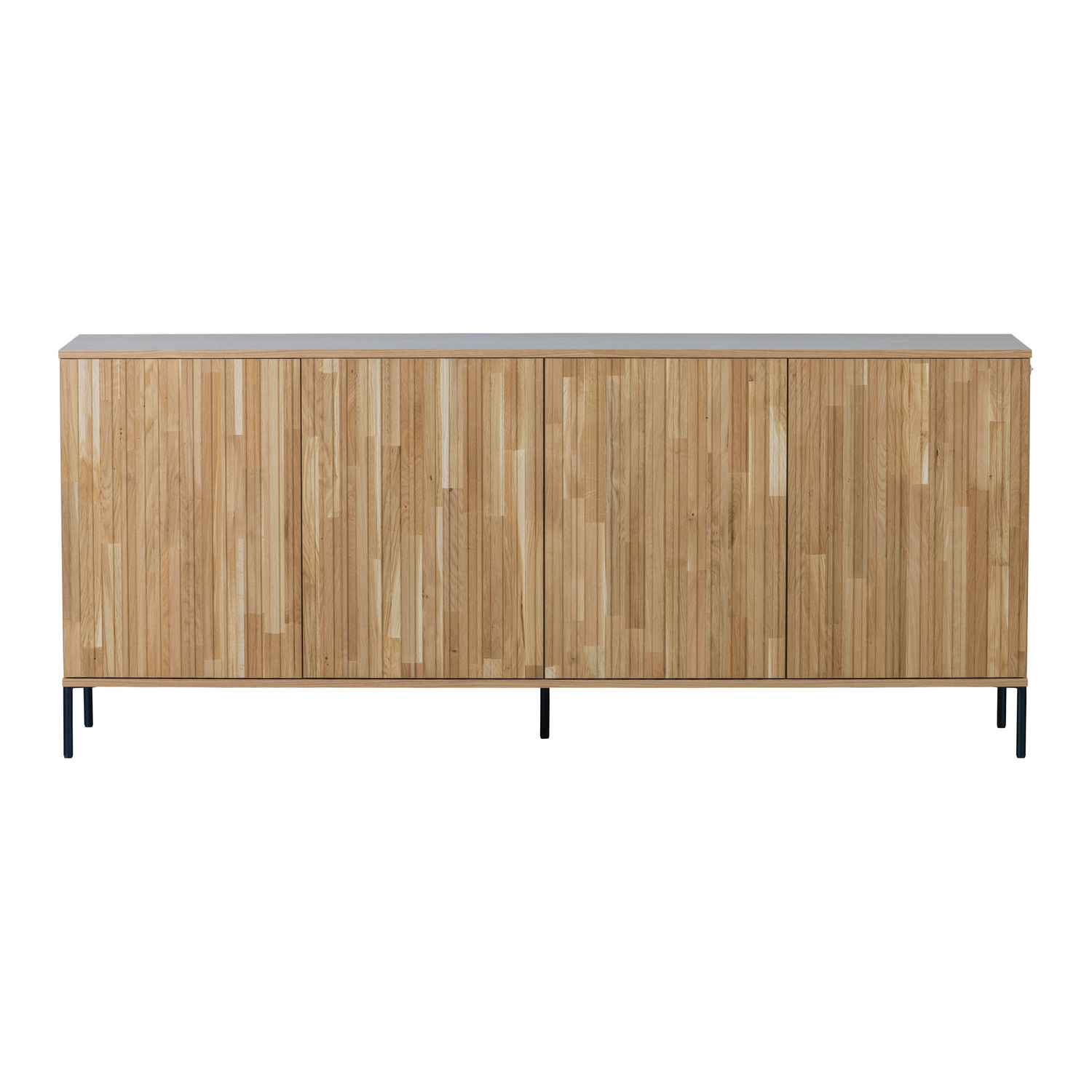 WOOOD New Gravure Dressoir B 200 cm - Eiken - Naturel