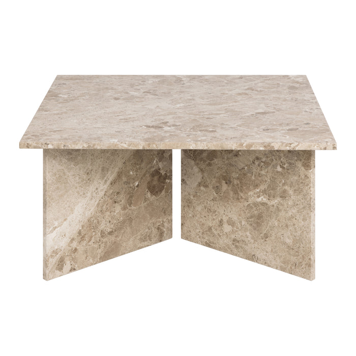 by fonQ Stone Salontafel - Vierkant - Bruin