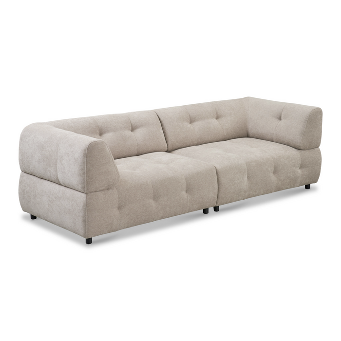 by fonQ Padded 3-zitsbank - Beige