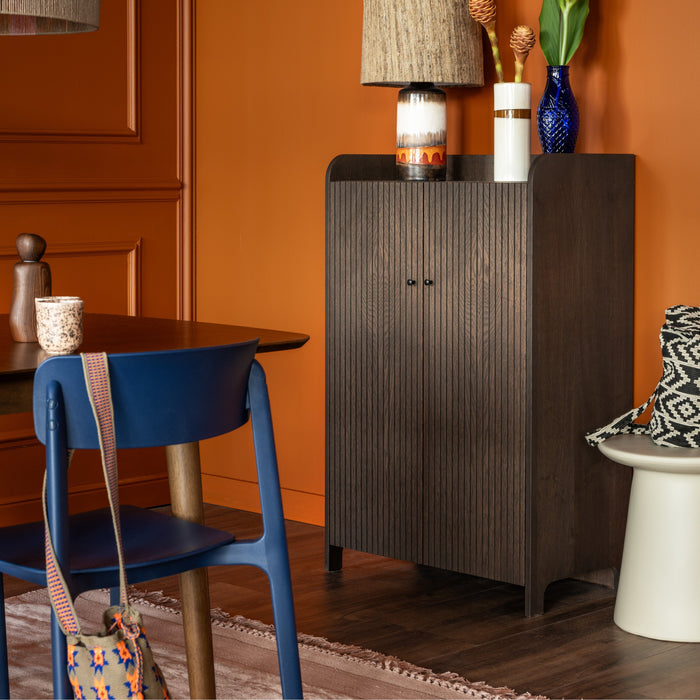 HKliving Earthenware Bijzettafel M - Cream