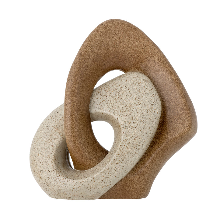 Bloomingville Esad Ornament - 21,5 x 20,5 x 8 cm - Bruin