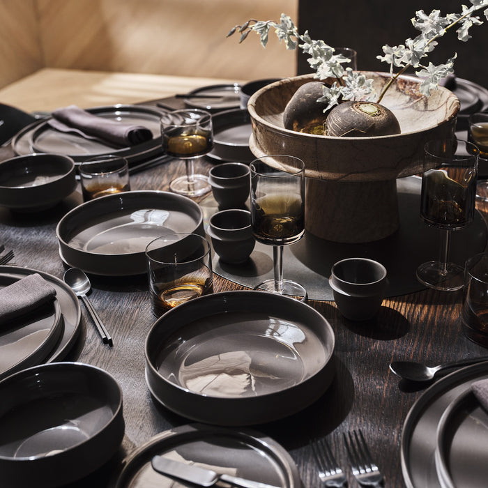 SERAX - Kelly Wearstler - Dune Dinerbord Ø 23 cm - 2 st. - Slate