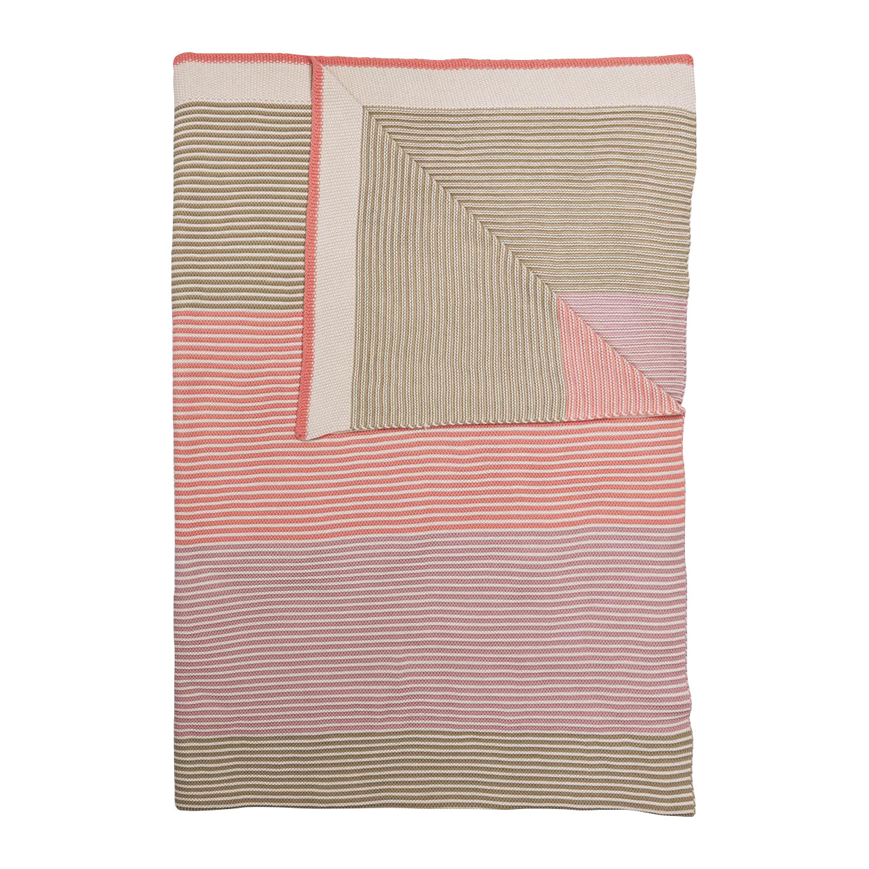 Pip Studio Blockstripe Plaid 130 x 170 cm - Pastel