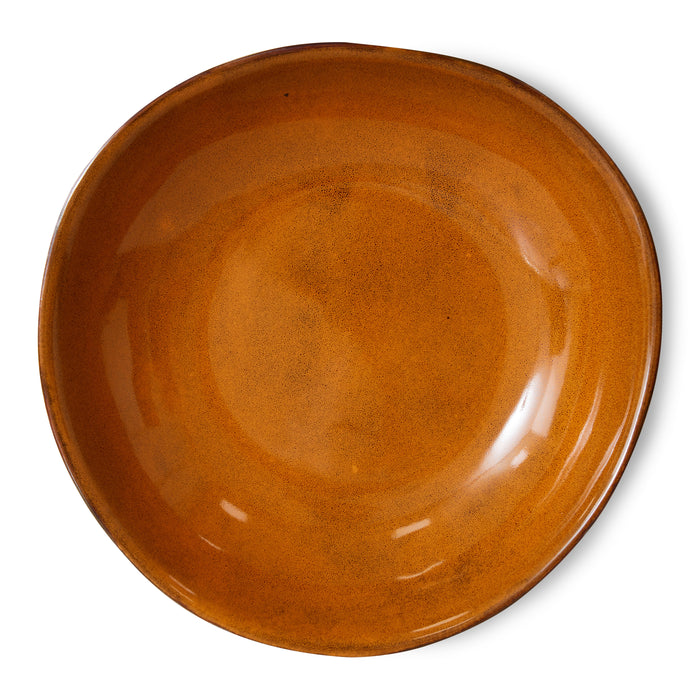 HKliving 70's Curry Bord - Set van 2 - Daybreak