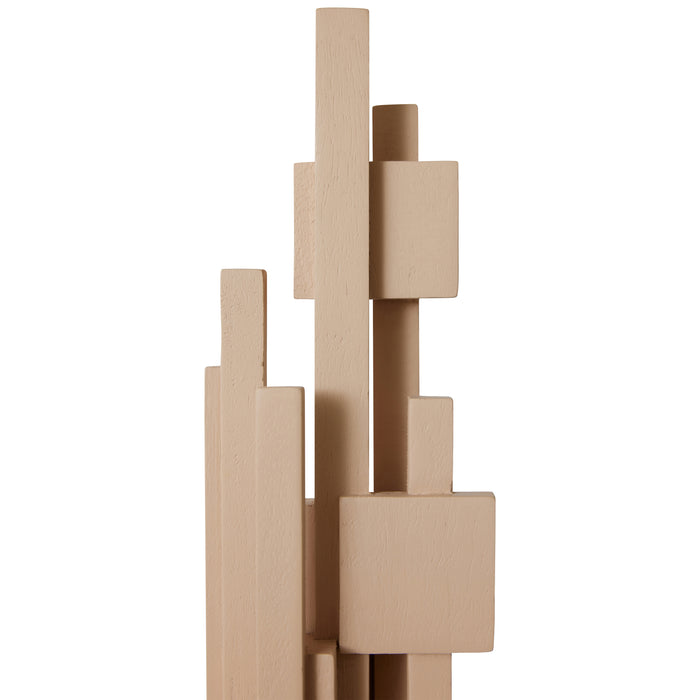 HKliving Skyline Sculpture Ornament - Beige M