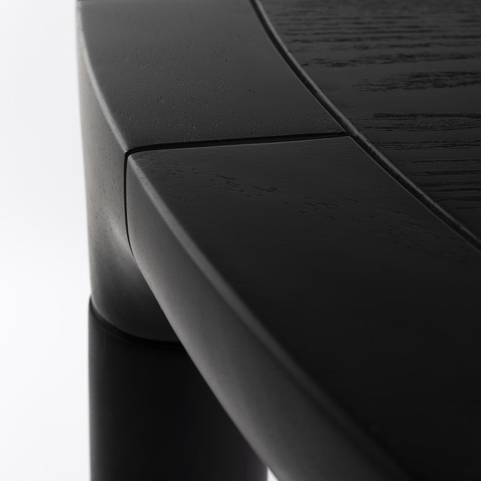 Zuiver Storm Eettafel - Ø 130 cm - Zwart