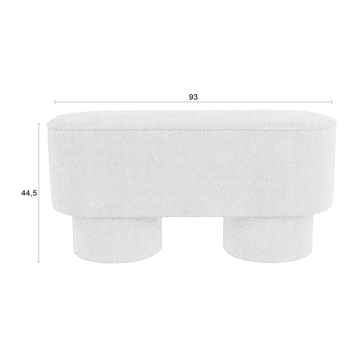 by fonQ Arc Bankje - B 93 cm - Donkergroen