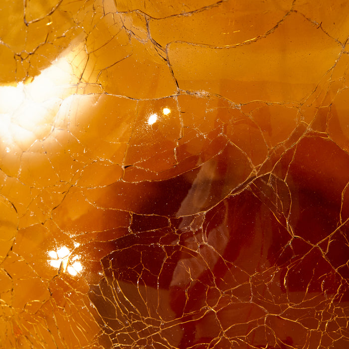 POLSPOTTEN Ball Body Vaas L - Geel