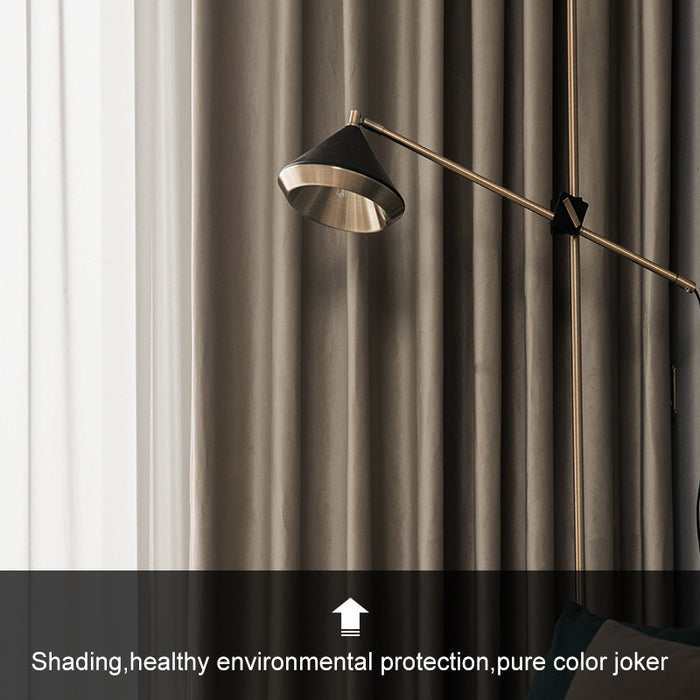 LW Collection Kant en klaar gordijnen bruin 140x240cm