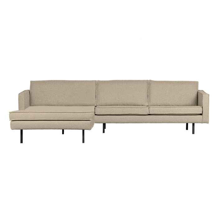 WOOOD Rodeo Chaise Longue Links - Bouclé -  Beige
