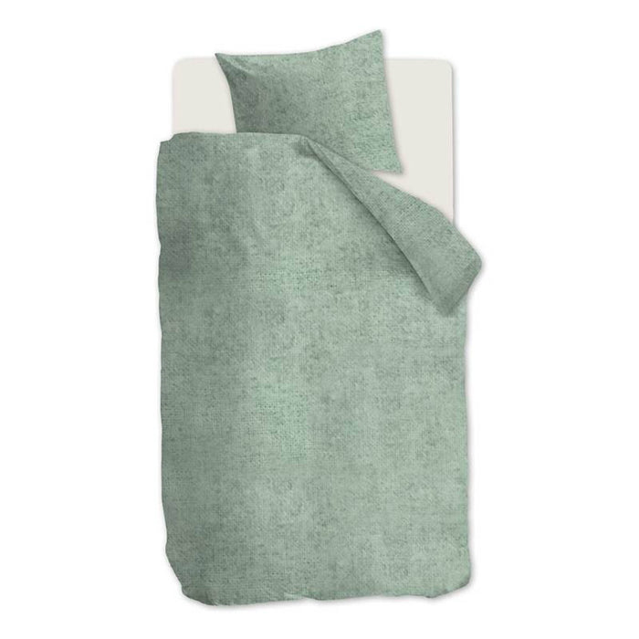 Beddinghouse Frost Dekbedovertrek 140 x 200/220 cm - Grijsgroen