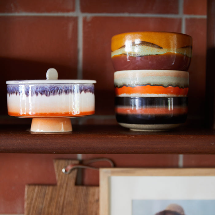 HKliving 70's Ceramics Bonbon Schaal - Mauve