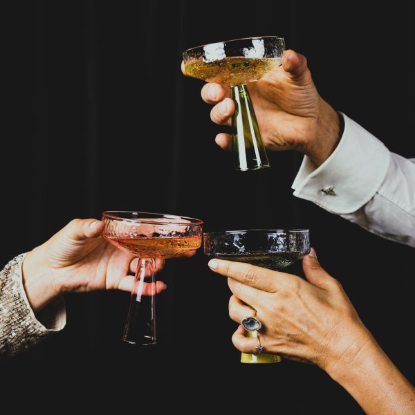 Brût Homeware, Coupe Claude, helder | groen, set van 2