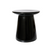 HKliving Earthenware Bijzettafel M - Glossy Black