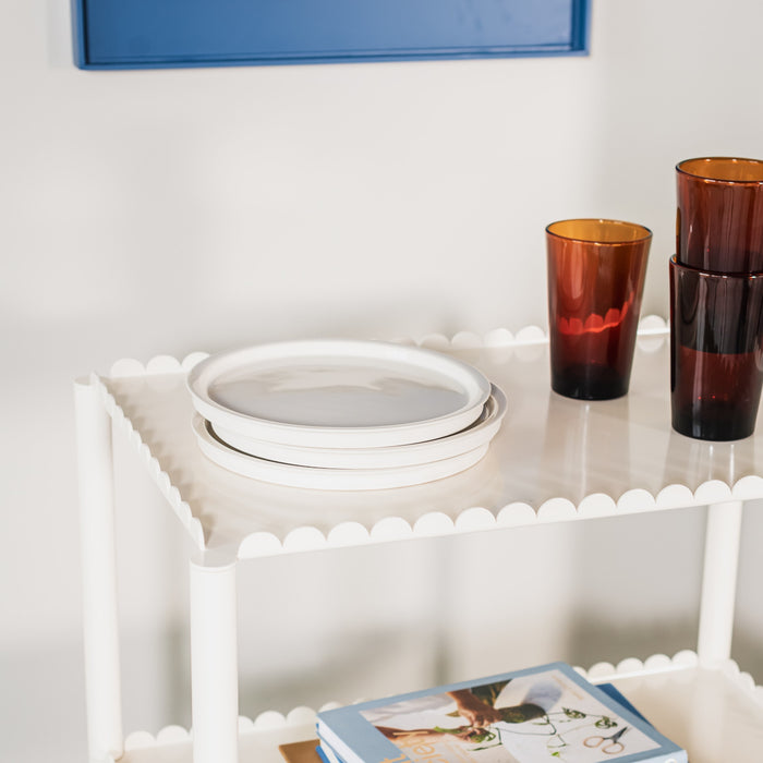 SERAX - Kelly Wearstler - Dune Dinerbord Ø 23 cm - 2 st. - Alabaster