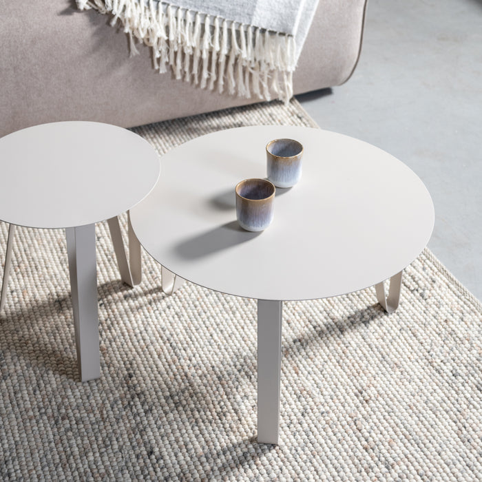 by fonQ Clip Bijzettafel Ø 40 cm - Greige