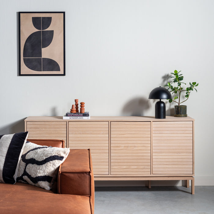 by fonQ Bulb Mushroom Tafellamp Ø 25 cm - Zwart