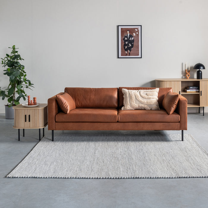 by fonQ Dots Wollen Vloerkleed 200 x 300 cm  - Lichtgrijs