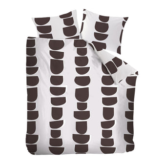 vtwonen Moons Dekbedovertrek 240 x 200/220 cm - Bruin
