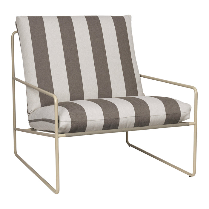 Ferm Living Desert Lounger - Cashmere - Chocolate / Off-White
