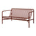 HAY Palissade Lounge 2,5-zitsbank Low - Iron Red