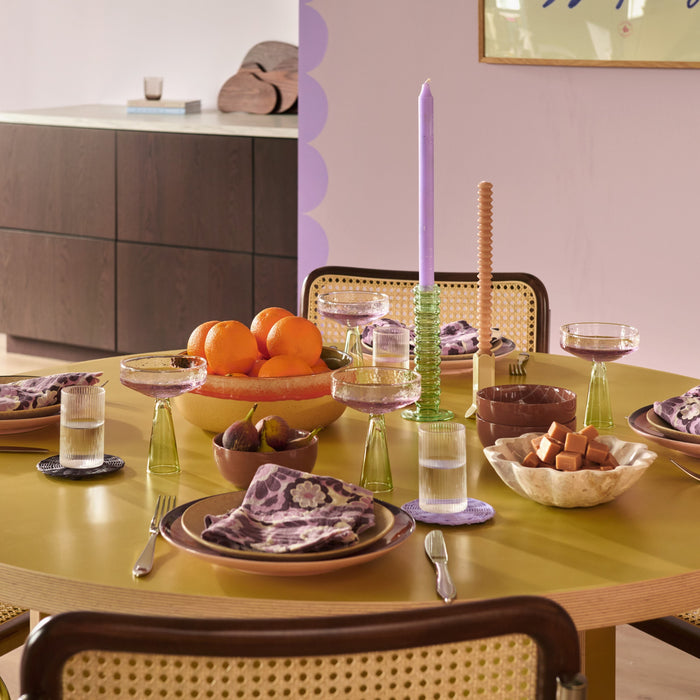 Brût Homeware, Coupe Claude, roze, set van 2