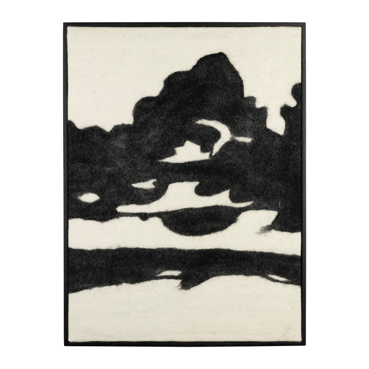 Dutchbone Sameer Schilderij - Wolvilt - 100 x 74 cm