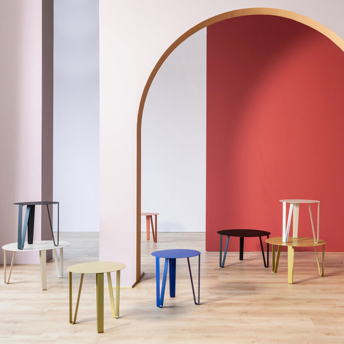 by fonQ Clip Bijzettafel Ø 60 cm - Zwart